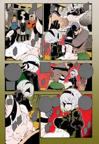 (FF31) [Bear Hand (Fishine, Ireading)] NieR : 2BR18 (NieR: Automata) [Textless] [Colorized] [Incomplete]