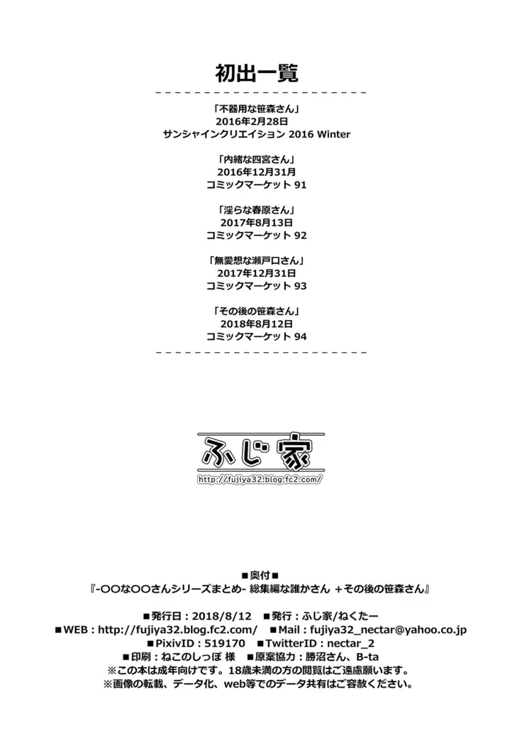 -〇〇 na 〇〇-san Series Matome- Soushuuhen na Dareka-san + Sono Go no Sasamori-san