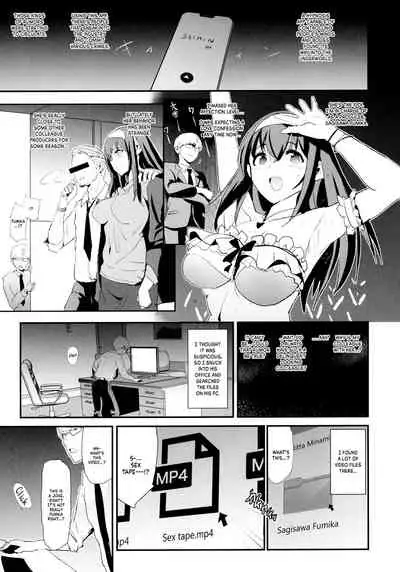 (C96) [Yami ni Ugomeku (Dokurosan)] Sagisawa Fumika no Dosukebe Hamedori Interview + Omake Paper (THE IDOLM@STER CINDERELLA GIRLS) [English] [Kinsei Translations] [Decensored]