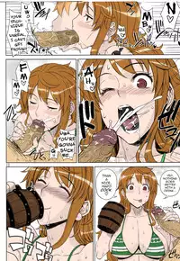 (C81) [Choujikuu Yousai Kachuusha (Denki Shougun)] MEROMERO GIRLS NEW WORLD (One Piece) [English] [darknight] [Decensored] [Colorized]