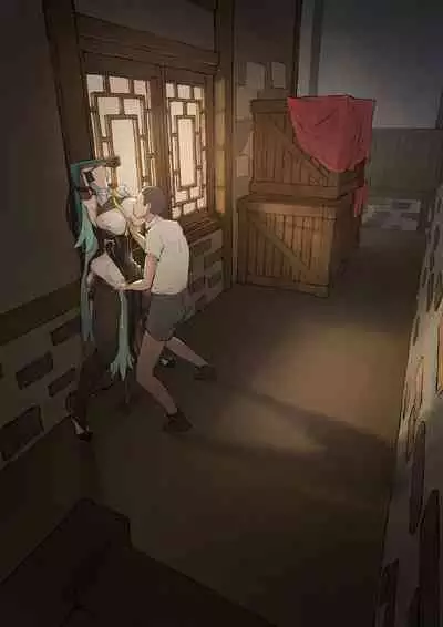 [Frozenspiderlily][Frzspiderlily] Xianyun - Back alley(pic) | 闲云 - 后巷 (Genshin Impact) [无修]