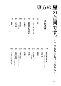 [Machikado-Mapoze (Various)] Touhou no Nyou no Goudou desu. ~Nido Aru Koto wa Sando Aru~ (Touhou Project) [Digital]