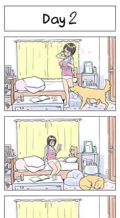 [Lithium] 100-nichigo ni Aiken to Sex suru Jimi Kyonyuu Megane-chan (Day 1-15) [English] [Milky_y]