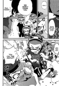 (C89) [Koniro Drops (Morishima Kon)] Buki no Seinou to Are no Seinou wa Onaji rashii | The Efficiency of the Weapon and the Efficiency of That Seems the Same (Splatoon) [English] {Shotacon Fusion} [Decensored]