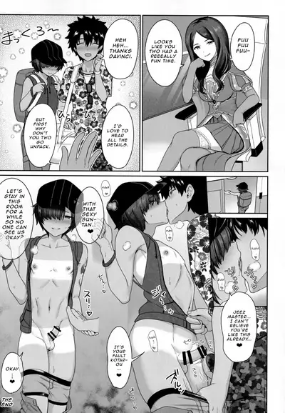 (ShotaFes 6) [Toitoikai (Toitoi)] Natsu no Kotou de Futarikiri (Fate/Grand Order) [English]