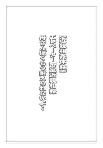 【近親相姦体験】エレベーター密室近親相姦・母さんぼくもう耐えられないよ・・