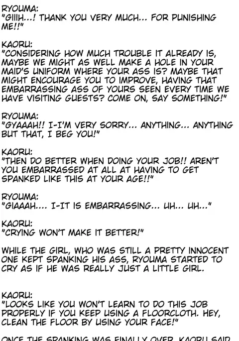 The M-to-F'ed son of a distinguished family - The spoiled rotten brat who was made a maid -