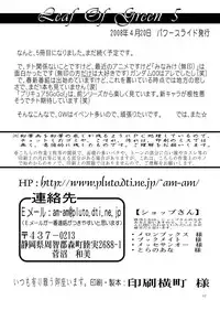 [Power Slide (Uttorikun)] Leaf Of Green 5 (Mahou Shoujo Lyrical Nanoha) [Digital]