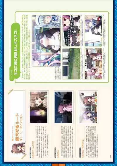 Daitoshokan no Hitsujikai Visual Fan Book Houkago Shippo Days & Dreaming Sheep Visual Fan Book