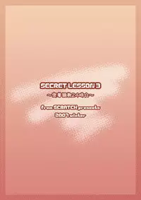 [from SCRATCH (Johnny)] SECRET LESSON 3 ~Micchaku Choukyou 24-ji~ (Mahou Shoujo Lyrical Nanoha) [Digital]
